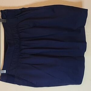 BANANA‎ REPUBLIC Blue Stretch Front Gathered A-Line Skirt - Size 6